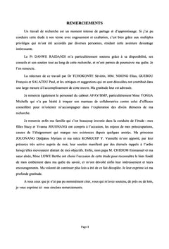 Reforme des marches publics camerounais et performance du systeme