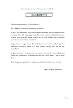Mise en place d'une plate forme de e-commerce avec l'outil Webdev