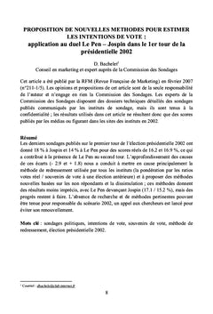 Des enquêtes marketing et d'intentions de vote plus opérationnelles