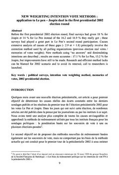 Des enquêtes marketing et d'intentions de vote plus opérationnelles