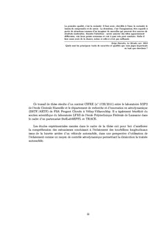 Eclatement tourbillonnaire dans le sillage d'un véhicule générique