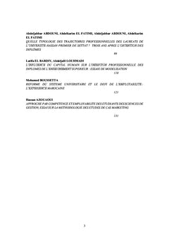 Employabilité et Innovation