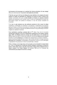 Employabilité et Innovation