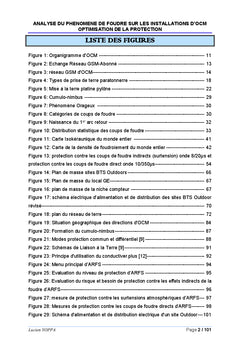 Optimisation des stations GSM contre la foudre : Application ARFS