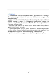 Campus universitaire: Requalification Paysagere d'un microcosme urbain