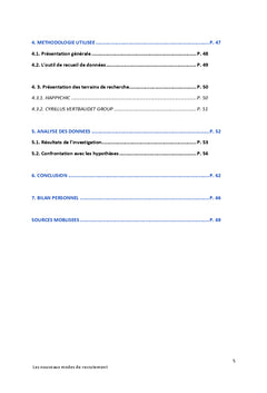 Les nouveaux modes de recrutement