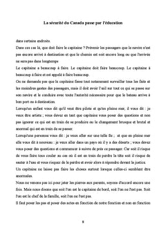 La sécurité du Canada passe par l'éducation
