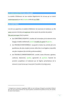 Traduction sur la maladie d'Alzheimer, de l'italien vers le français