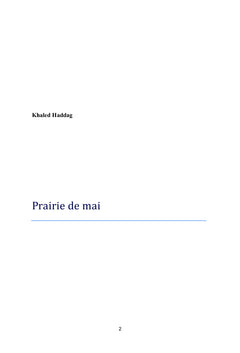 Prairie de mai