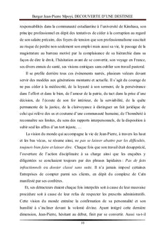 La découverte d'une destinée