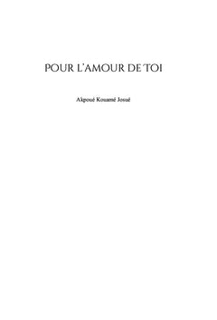 Pour l'amour de Toi