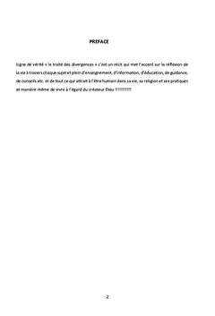 LIGNE DE VERITE