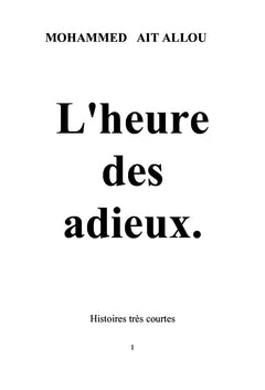 L'heure des adieux.