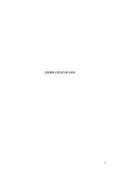PIERRE COEUR DE LION