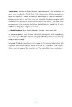 COUR ISLAMIQUE DES DROITS DE L'HOMME (PROCES FICTIF)