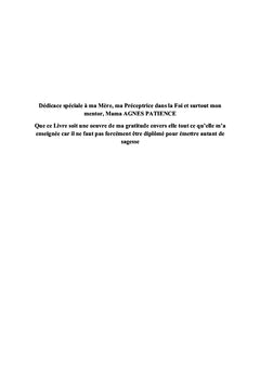 Leçons d'Education Spirituelle ou de la Légende de Mama Agnès