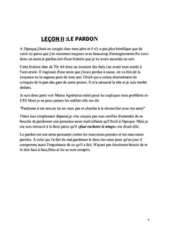 Leçons d'Education Spirituelle ou de la Légende de Mama Agnès