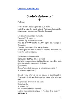 Le couloir de la mort au nord du Mali