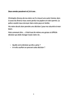 Et si j'avais parlé..?