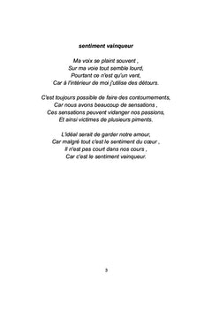 Recueil de poèmes