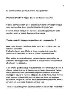 Découvrir les 7 raisons d'oser