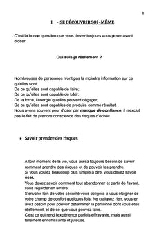 Découvrir les 7 raisons d'oser