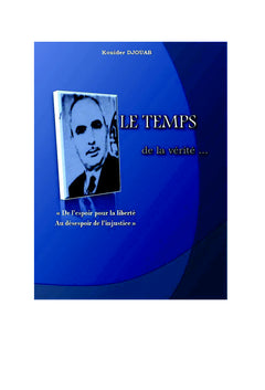 Le temps de la vérité