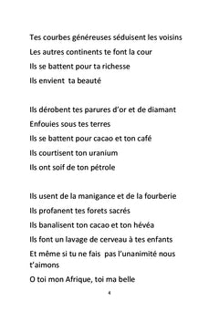 Afrique Nos souvenirs amères