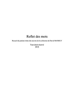 Le reflet des mots
