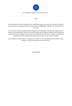 Le plaisir d'écriture...aux abris de LYLY
