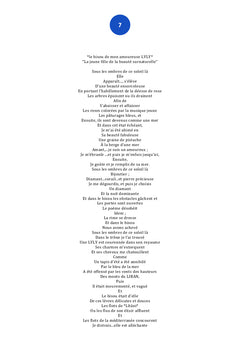 Le plaisir d'écriture...aux abris de LYLY