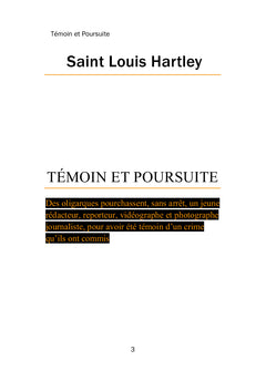 Témoin et Poursuite