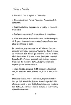 Témoin et Poursuite