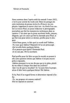 Témoin et Poursuite