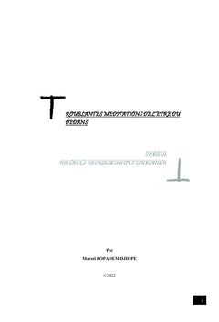 Troublantes méditations
