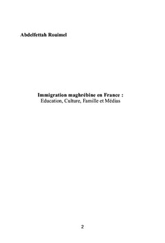 Immigration maghrébine en France