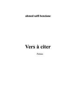 VERS à Citer poèmes