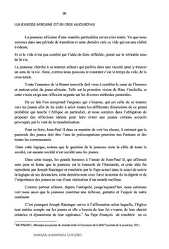 LA JEUNESSE, UNE BOUSSOLE DE LA SOCIETE