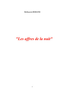 Les affres de la nuit