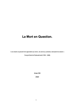 La Mort en question