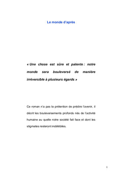 Le monde d'après