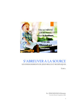 S'ABREUVER À LA SOURCE Tome 1