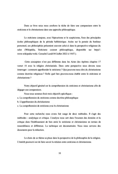 Etude sur stoïcisme et christianisme