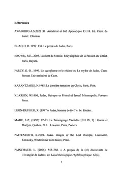 Discours sur l'évangile de Judas