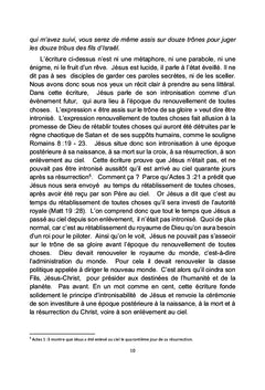 L'intronisation de Jésus-Christ
