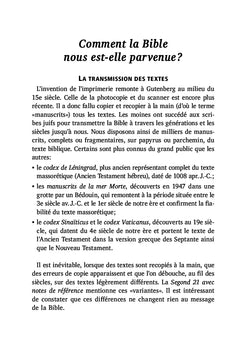 LA GRANDE REVELATION DE LA BIBLE