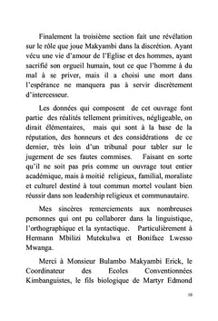 Le pèlerinage de Makyambi