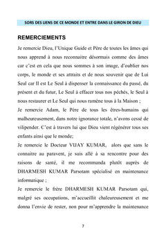 Sors des liens de ce monde et entre dans le giron de Dieu