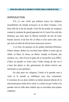 Sors des liens de ce monde et entre dans le giron de Dieu