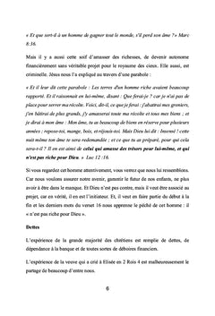 L'argent est à moi et l'or est à moi, dit l'Éternel des armées